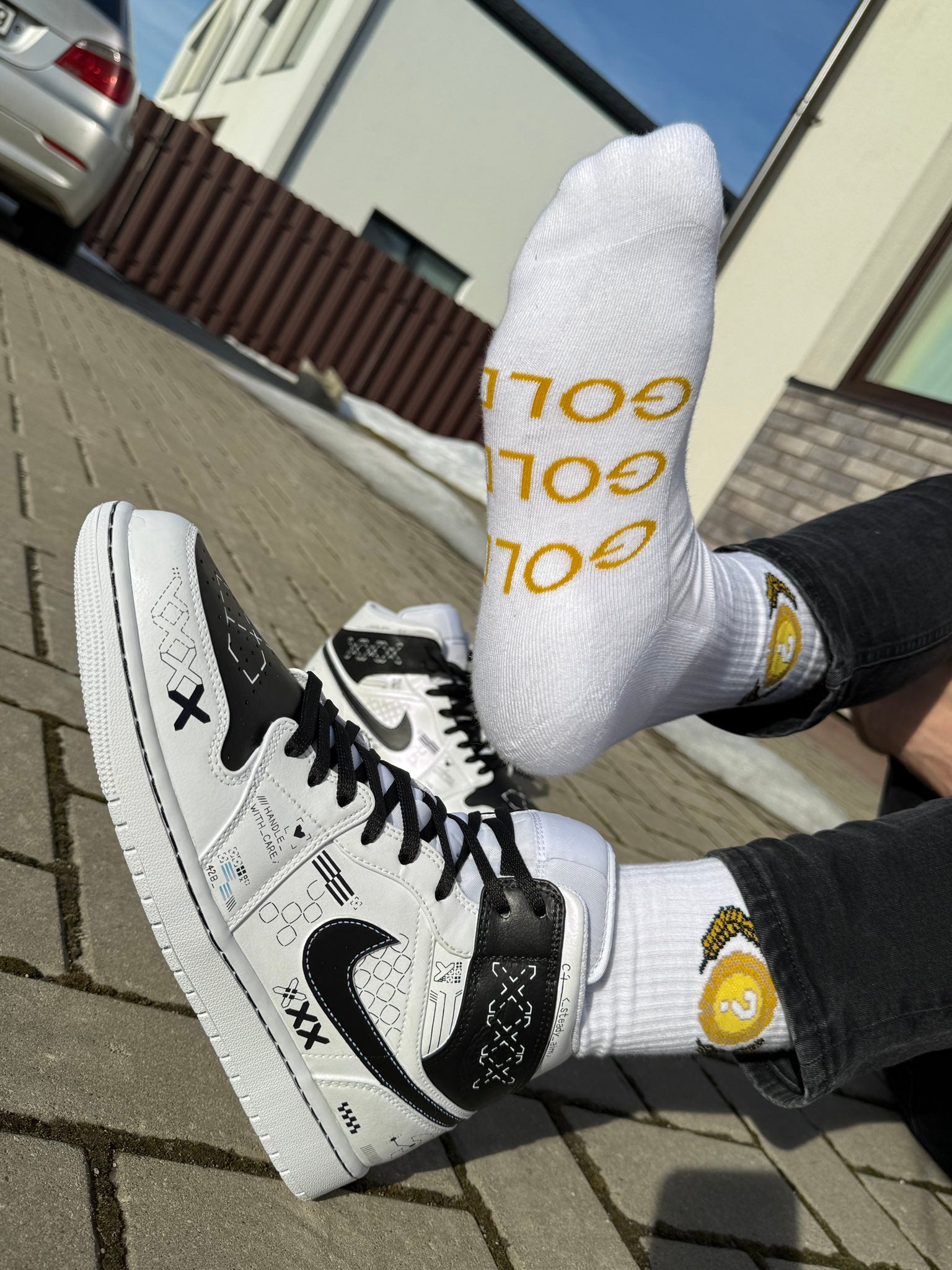 Gold Gold Gold Socks