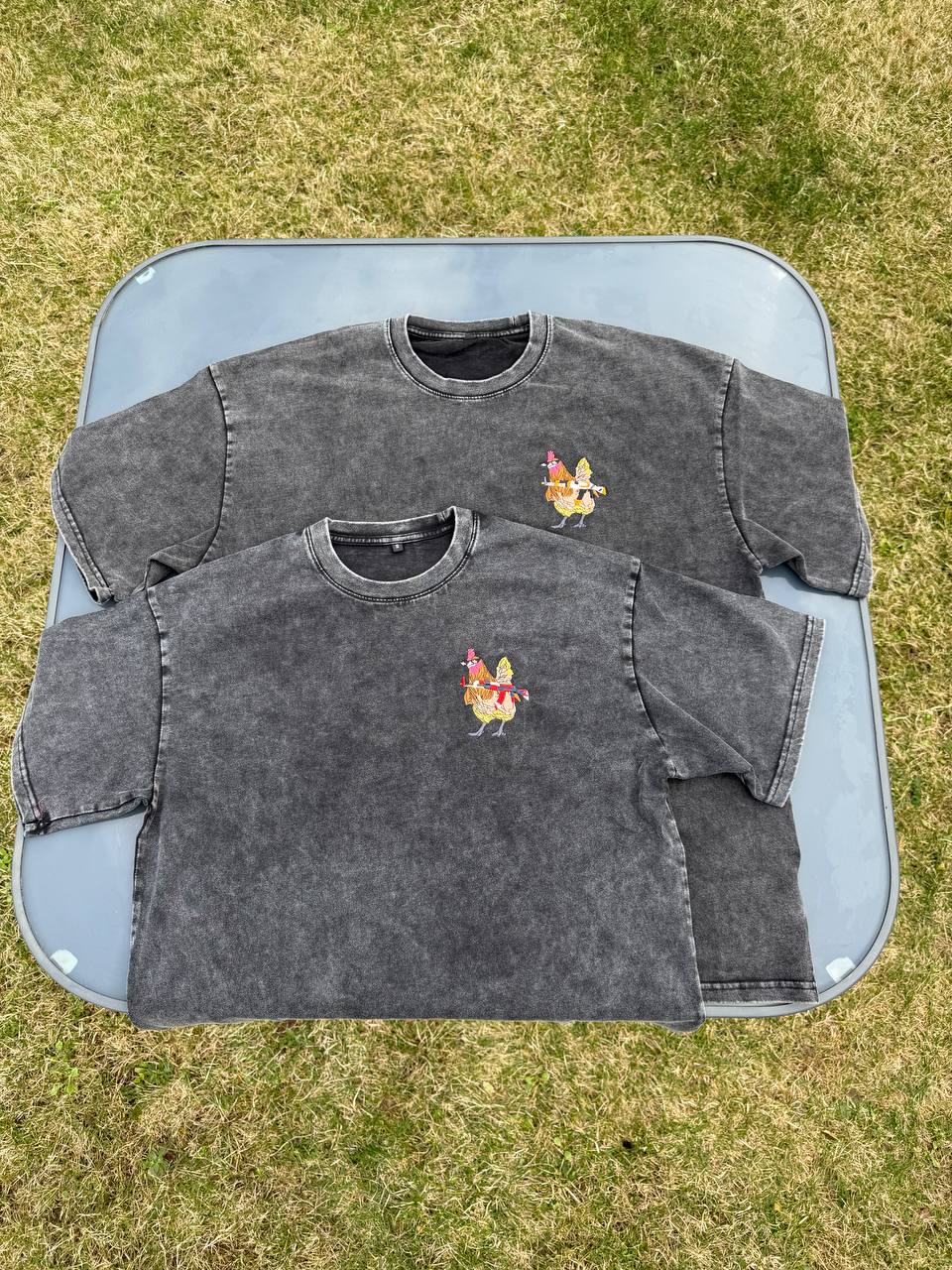 T-Shirt and Chicken + Skin