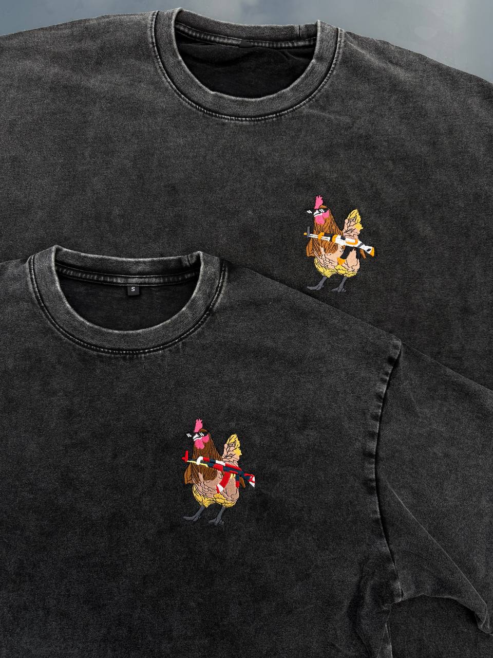 T-Shirt and Chicken + Skin